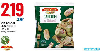 Eurospin Delizie dal Sole Carciofi a spicchi 450 g offerta