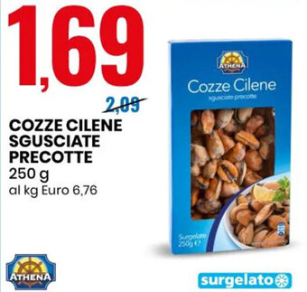 Eurospin Athena Cozze Cilene Sgusciate Precotte 250 g offerta