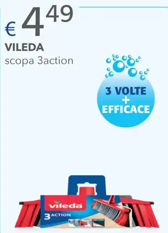 Acqua & Sapone Vileda scopa 3action offerta