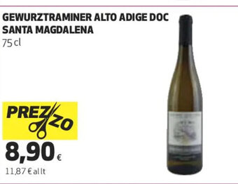 Coop Gewurztraminer Alto Adige Doc Santa Magdalena 75 cl offerta