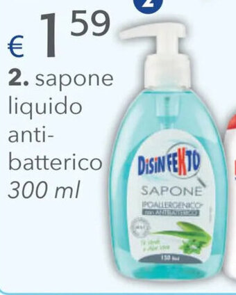 Acqua & Sapone Disinfekto sapone liquido anti-batterico 300 ml offerta