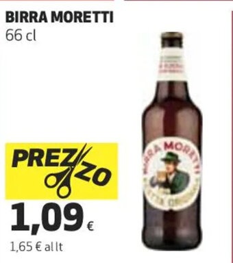 Coop Birra Moretti 66 cl offerta