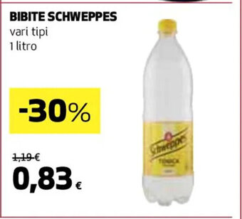 Coop Bibite Schweppes 1 litro offerta