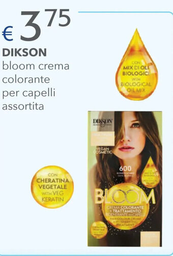 Acqua & Sapone Dikson bloom crema colorante per capelli offerta