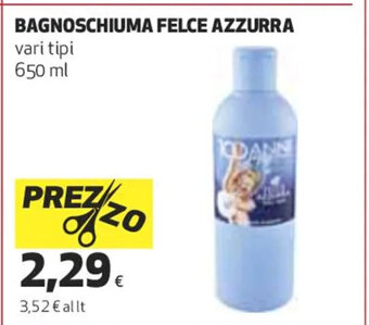 Coop Bagnoschiuma Felce Azzurra vari tipi 650 ml offerta