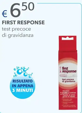 Acqua & Sapone First Response offerta