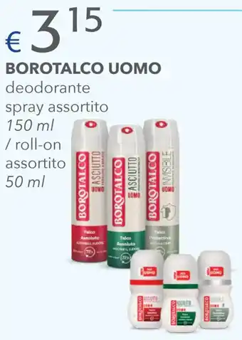 Acqua & Sapone Borotalco Uomo 150 ml / 50 ml offerta