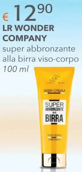 Acqua & Sapone LR Wonder Company super abbronzante alla birra viso-corpo 100 ml offerta