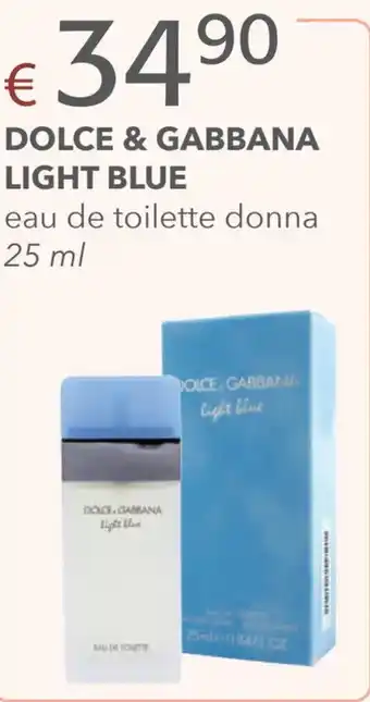 Acqua & Sapone Dolce & Gabbana Light Blue 25 ml offerta