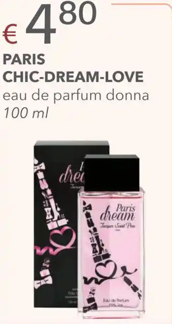 Acqua & Sapone Paris Chic-Dreal-Love eau de parfum donna 100 ml offerta