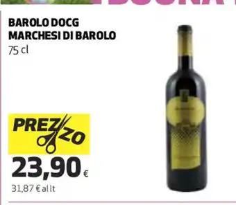 Coop Barolo Docg Marchesi Di Barolo 75 cl offerta
