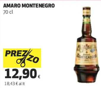 Coop Amaro Montenegro 70 cl offerta