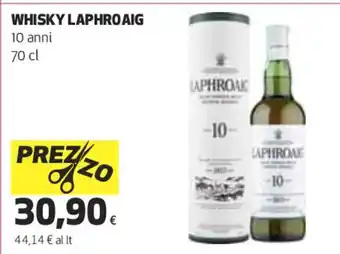 Whisky Laphroaig 10 anni 70 cl