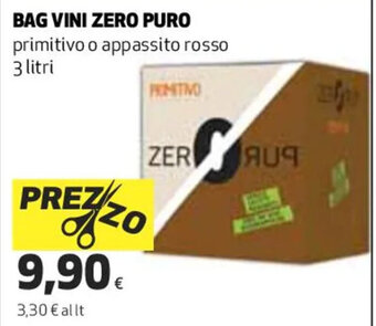 Coop Bag Vini Zero Puro 3 litri offerta