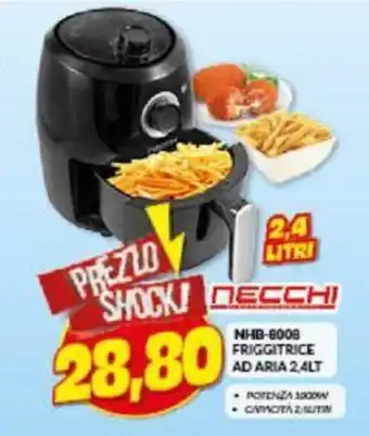 Risparmio Casa NHB-8008 Friggitrice Ad Aria 2,4 lt offerta
