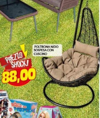 Risparmio Casa Poltrona Nido Sospesa con cuscino offerta