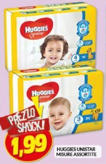 Risparmio Casa Huggies Unistar Misure assortite offerta