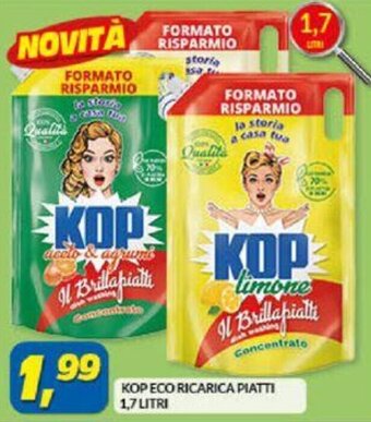 Risparmio Casa Kop Eco Ricarica Piatti 1,7 litri offerta