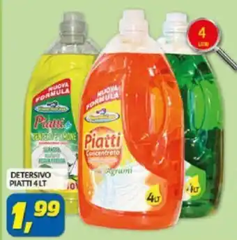 Risparmio Casa Detersivo Piatti 4 lt offerta
