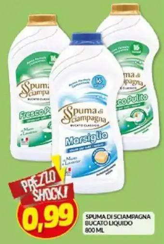 Risparmio Casa Spuma di Sciampagna Bucato Liquido 800 ml offerta