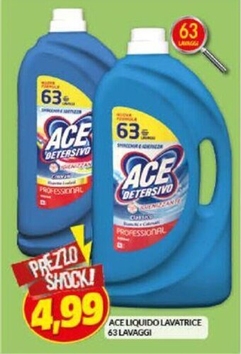 Risparmio Casa Ace Liquido Lavatrice 63 lavaggi offerta