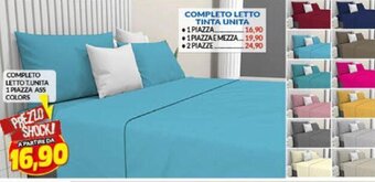 Risparmio Casa Completo Letto T.Unita 1 piazza ass colors offerta