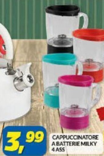 Risparmio Casa Cappuccinatore a batterie milky 4 ass offerta