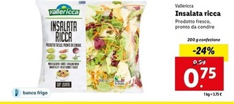 Lidl Vallericca insalata ricca offerta