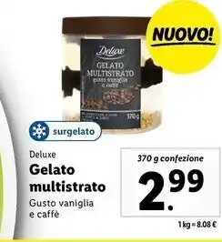 Lidl Deluxe gelato multistrato offerta