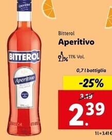 Lidl Bitterol - aperitivo offerta