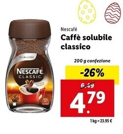 Lidl Nescafé caffè solubile classico offerta