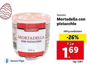 Lidl Salumeo mortadella con pistacchio offerta