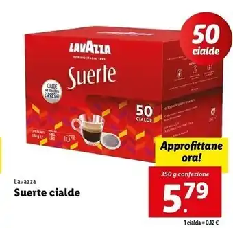 Lidl Lavazza suerte cialde offerta