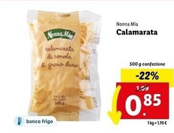 Lidl Nonna mia calamarata offerta