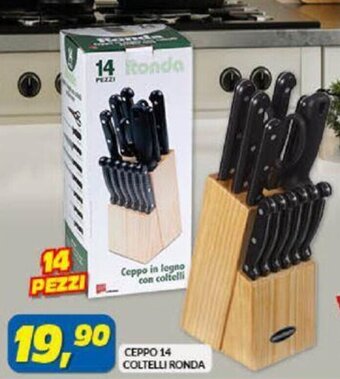 Risparmio Casa Ceppo 14 coltelli ronda offerta
