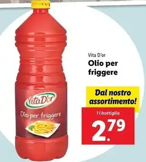 Lidl Vita d'or olio per friggere offerta