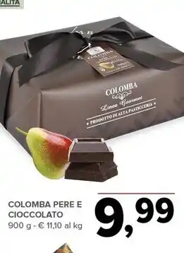 Todis L'arte delle specialità colomba pere e cioccolato offerta