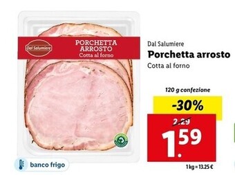 Lidl Dal salumiere porchetta arrosto offerta