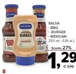 Todis Gran aroma salsa - bbq - burger - mexican offerta