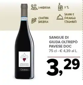 Crobara sangue di giuda oltrepò pavese doc