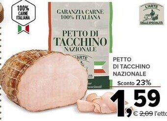 Todis L'arte delle specialità petto di tacchino nazionale offerta