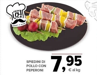 Todis Spiedini di pollo con peperoni offerta