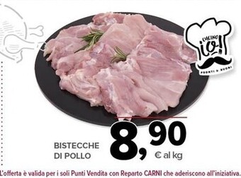 Todis Bistecche di pollo offerta
