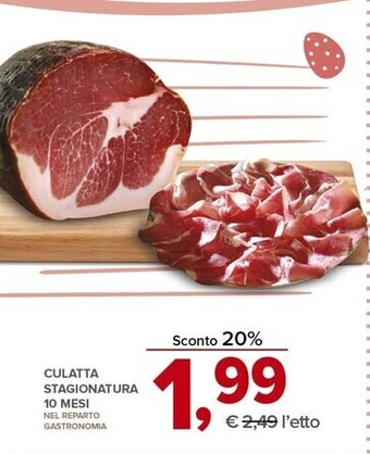 Todis Culatta stagionatura 10 mesi offerta