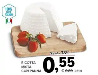 Todis Ricotta mista con panna offerta