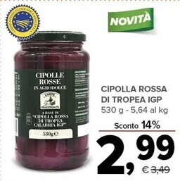 Todis L'arte delle specialità cipolla rossa di tropea igp offerta