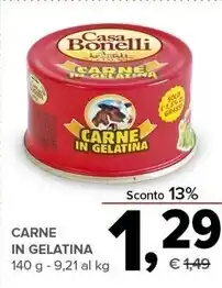 Todis Casa bonelli carne in gelatina offerta