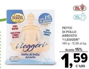 Todis Casa bonelli petto di pollo arrosto offerta