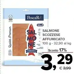 Todis Pescare salmone scozzese affumicato offerta
