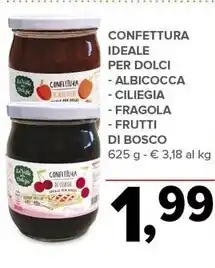 Todis Confettura ideale per dolci - albicocca - ciliegia - fragola - frutti di bosco offerta